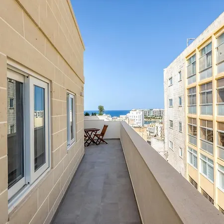 Stylish & Modern 1 Bedroom Duplex In St Julians By 360 Estates Apartament