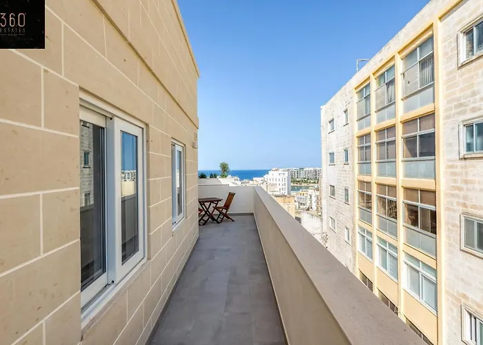 Stylish & Modern 1 Bedroom Duplex In St Julians By 360 Estates Apartman