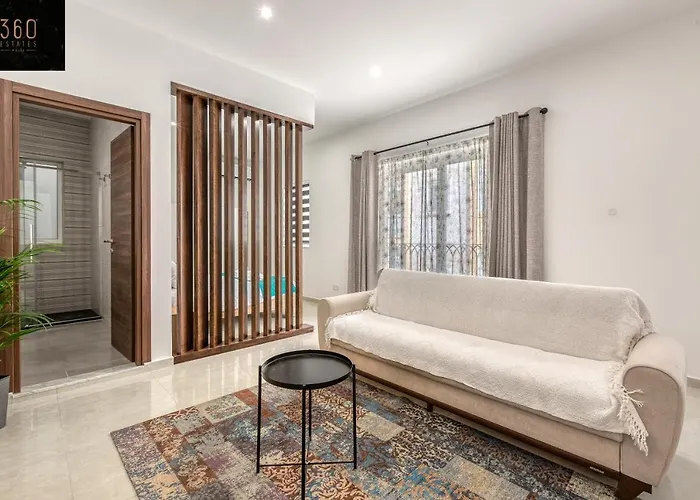 Apartman Stylish & Modern 1 Bedroom Duplex In St Julians By 360 Estates San Ġiljan